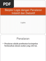 Download Berpikir Logis dengan Penalaran Induktif dan Deduktifppt by Feny Acelia Silaban SN136207154 doc pdf