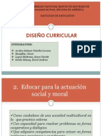 diseño curricular