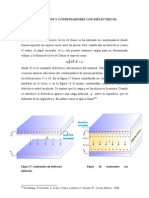 Ley de Gauss y Condensadores Con Dielectricos