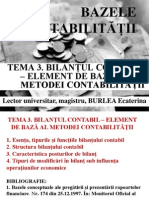 Tema 3 Bilantul Contabil Element de Baza Al Metodei Contabilitatii