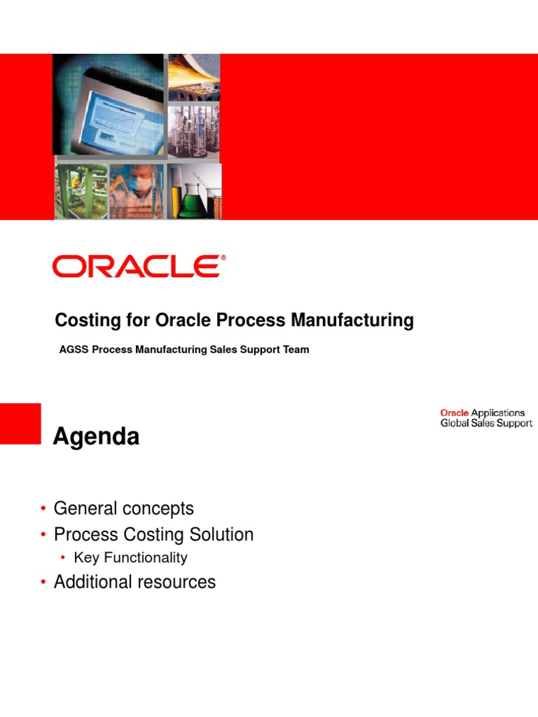 Oracle Process Manufacturing Costing Guide | PDF | Cost Accounting ...