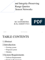 Privacy and Integrity Presrving Range Queries in Sensor Networks