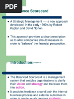 What is Balanced Scorecard