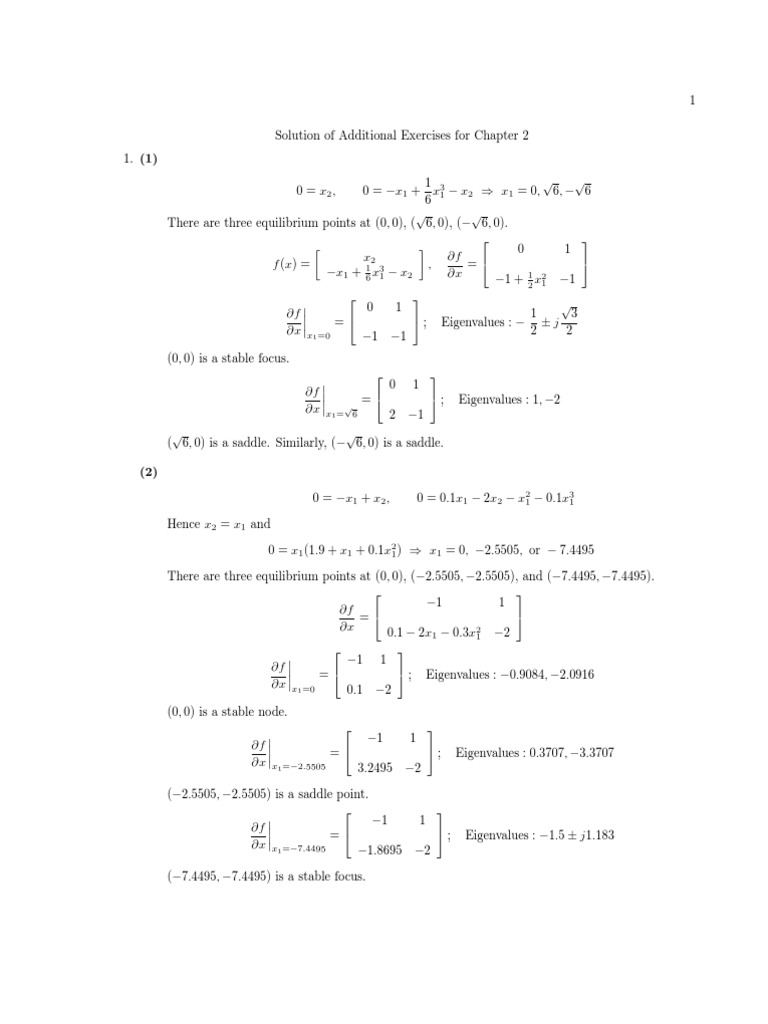 Chapter 2 Solution | PDF