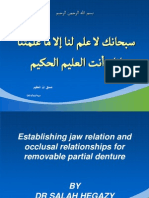 Establishing Jaw Relation