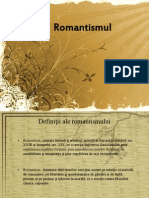 Romantismul in Literatura Universala