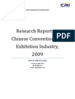Research Report on Chinese Convention and Exhibition Industry, 2009