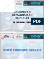 Isyarat Komunikasi Dalam Air