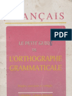 Le Petit Orthographe Grammaticale