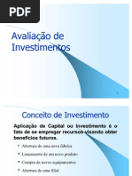 Apresentação de cálculo de PAYBACK-TIR-VPL