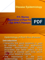 Lect. 13 PL Path 502 Epidemiology of Plant Virus Diseases