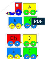 Alfabeto Tren Colores