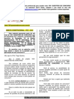 Questões de Concurso - Direito Constitucional - FCC - 2012