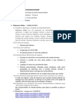 Atividade 01 - Caracterização Do Perfil Empreendedor