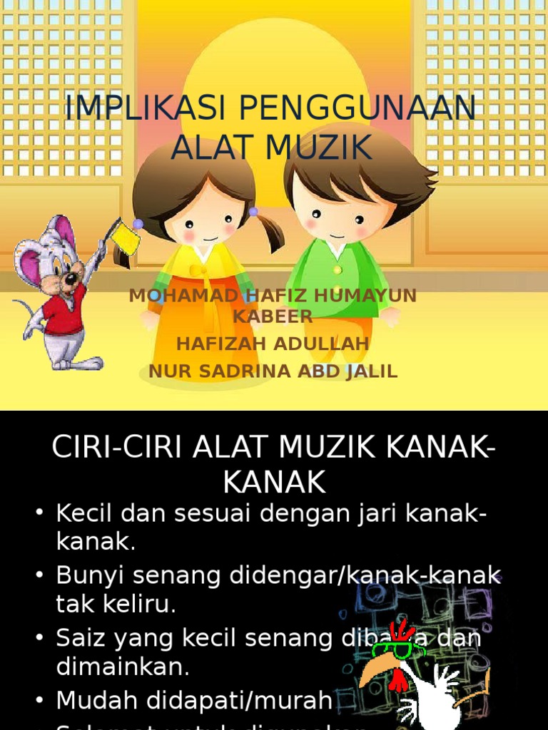 Penggunaan Alat Muzik Dalam Prasekolah Pdf