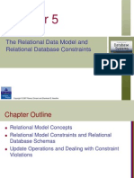 The Relational Data Model and Relational Database Constraints