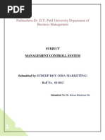 Management Control System