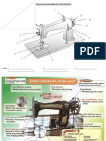 Labelkan Bahagian Mesin Jahit Dan Fungsinya