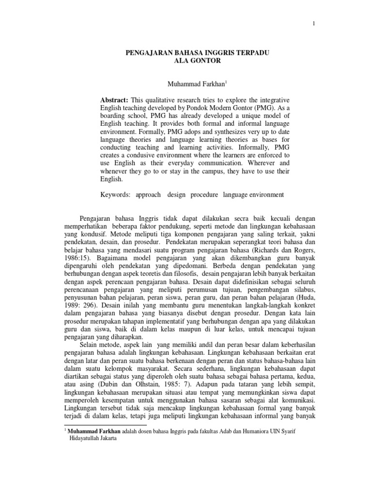 Teks Pidato Gontor Easy Study