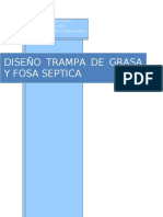 Diseno de Fosa Septica y Trampa de Grasa PDF