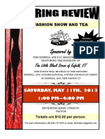 Fashion Show DAUCC Final Flyer - Tickets 2013