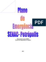 Plano de Emergência SENAC Modelo