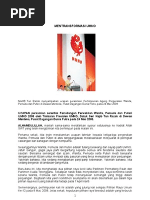Mentransformasi Umno Pdf