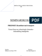 Osnovne Tehnologije Drumsko-Zeleznickog Transporta