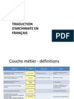 Traduction D'archimate en Français