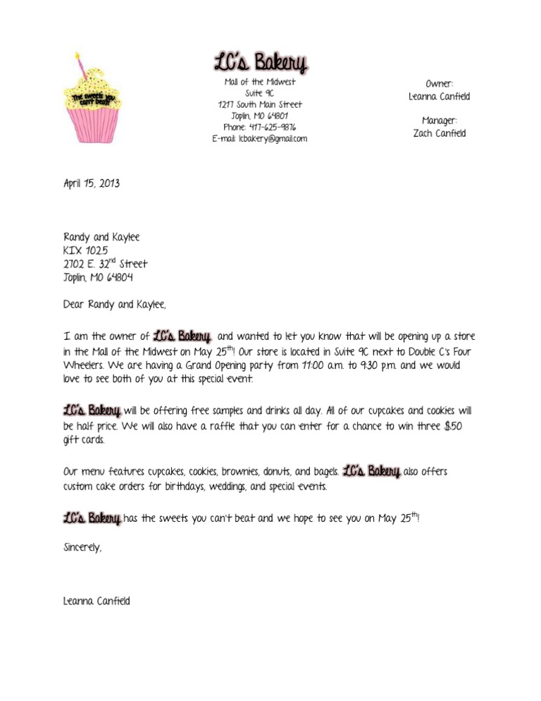 Letter | PDF