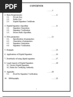 Digital Signature Seminar Report