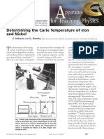 Determining The Curie Temperature of Iron and Nickel PDF