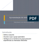 Apresentação de treinamento 1