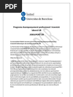 Download Borrador del Programa dAcompanyament Professional i Transici Laboral Universitat de Barcelona by Catalunya Plural SN136301381 doc pdf