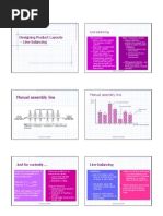 Designing Product Layouts - Line Balancing