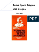 Nietzsche - A Filosofia na Época Trágica dos Gregos