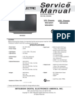 mitsubishi  V32-V32L Service Manual wd-62531