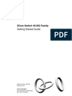 3com Switch 4510G Family: Getting Started Guide