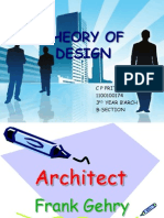 Theory of Design: C P Prithyush 1100100174 3 Year B Arch B-Section