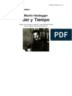 Heidegger Ser y Tiempo 1