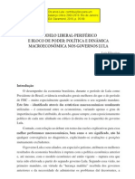 Modelo liberal-periférico e bloco de poder nos governos Lula