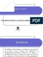 El Ensayo Como Tipología Discursiva Docente aLOZANO UPN EECC