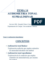 Audiometrias Supralimunares