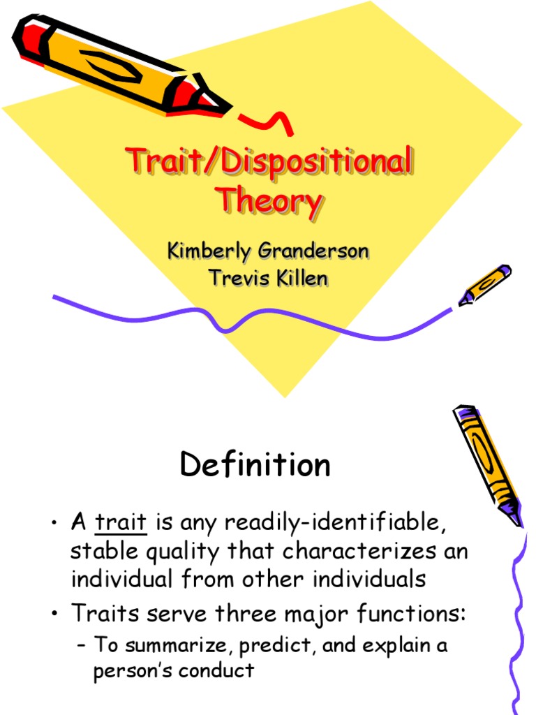 Trait Theory: Key Concepts & Theorists | PDF | Extraversion And ...