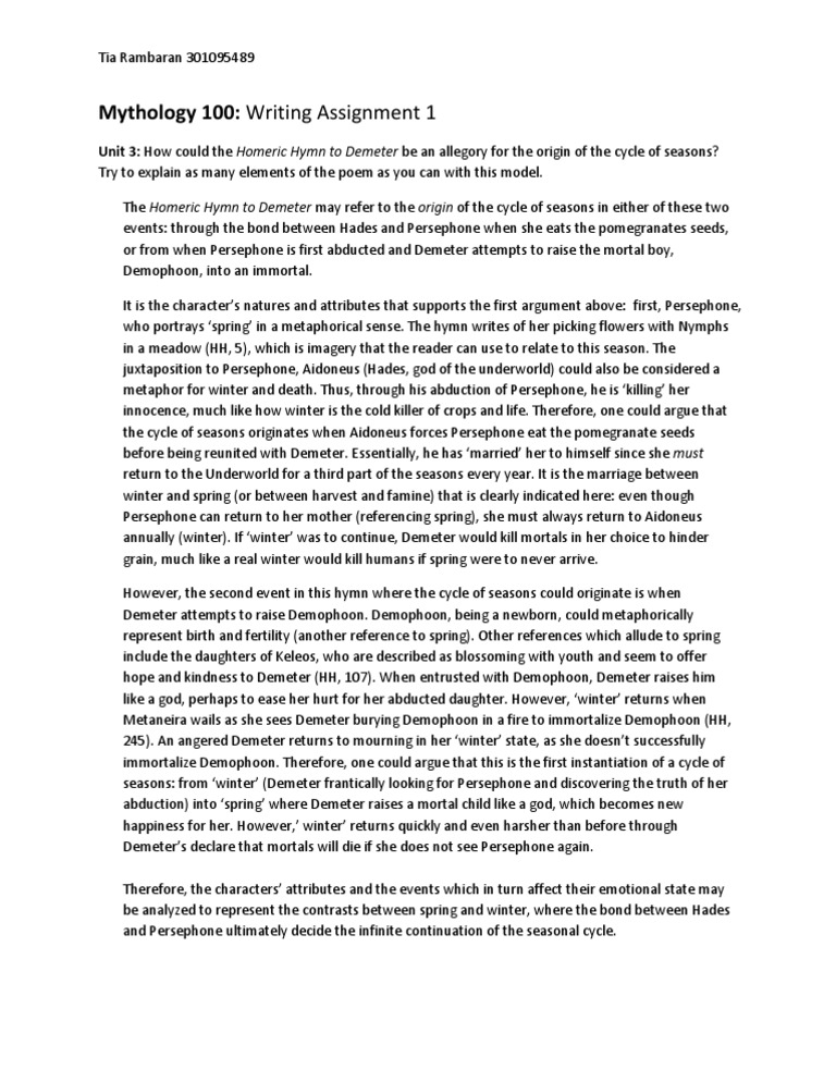 Myth Essay Examples & Mythology Essay Topics | IvyPanda®