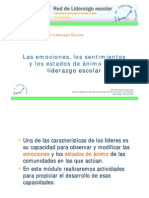 Las Emociones Sentimientos Estados Animo en El Liderazgo Escolar