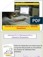 admision hospitalaria