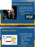 Animal Behavior Intro, Nervous System Intro to Animal Behavior
