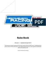 LFSCART 2013 Rules Book