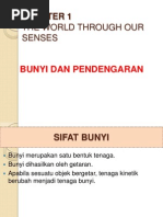 Nota Sains Bunyi Dan Pendengaran